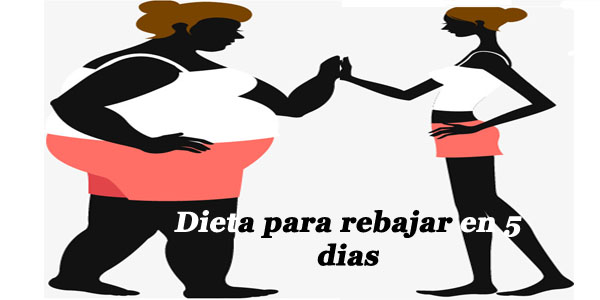 dieta para rebajar de peso